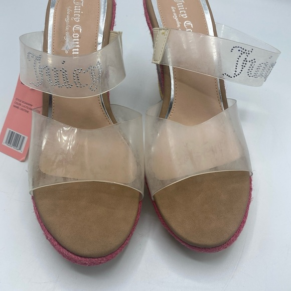 juicy couture cristene Rainbow wedge espadrilles heels size 9.5 Juicy In Gems - Picture 2 of 9
